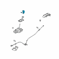 OEM 2016 Lincoln MKT Shift Knob Diagram - DE9Z-7213-AB