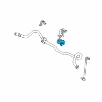 OEM 2003 Ford Focus Stabilizer Bar Insulator Diagram - 8S4Z-5484-C