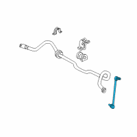 OEM Ford Focus Stabilizer Link Diagram - 5S4Z-5K484-AA