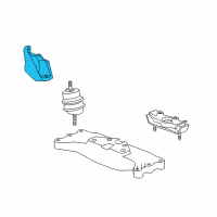 OEM 2013 Chevrolet Camaro Mount Bracket Diagram - 92249330