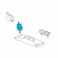 OEM 2015 Chevrolet Camaro Mount-Engine Diagram - 92249010