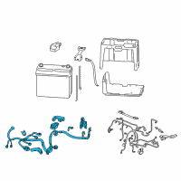 OEM 2006 Honda Civic Sub-Wire, Starter Diagram - 32111-RRB-A03