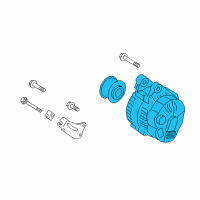 OEM Hyundai Elantra Coupe Alternator Assembly Diagram - 37300-2E200