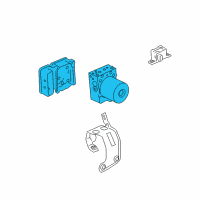 OEM Lincoln ABS Control Unit Diagram - FL1Z-2C215-B