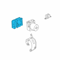 OEM Lincoln ABS Control Unit Diagram - FL1Z-2C219-B