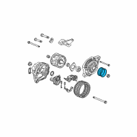 OEM 2007 Honda Fit Pulley Diagram - 31141-PWA-004