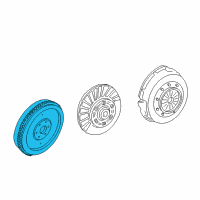 OEM 2005 Ford Mustang Flywheel Diagram - 1R3Z-6375-A