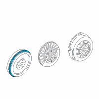 OEM 2007 Ford Mustang Ring Gear Diagram - 2L5Z-6375-AA