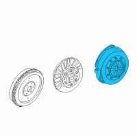OEM Ford Mustang Pressure Plate Diagram - 6R3Z-7563-A