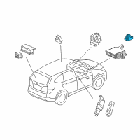 OEM 2014 Honda CR-V Sensor Assy, Front Diagram - 77930-T0A-A11