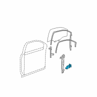 OEM 2017 Chevrolet Traverse Window Motor Diagram - 22873064