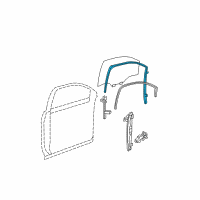 OEM 2016 Chevrolet Traverse Run Channel Diagram - 22751685