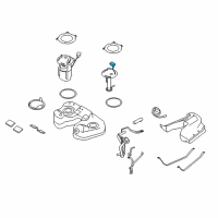 OEM Mercury Fuel Gauge Sending Unit Diagram - 8G1Z-9A299-B
