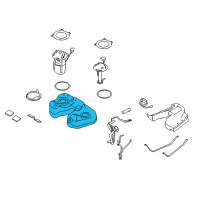 OEM 2009 Ford Taurus Fuel Tank Diagram - 8G1Z-9002-F