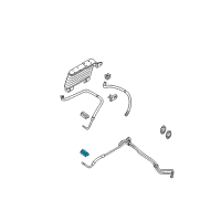 OEM 2008 Ford Explorer Sport Trac Cooler Line Collar Diagram - 6L2Z-7Z465-AA