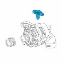 OEM BMW X3 Voltage Regulator Diagram - 12-31-7-515-811