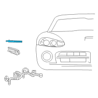 OEM 2006 Dodge Viper Socket-HEADLAMP Diagram - 5029065AA