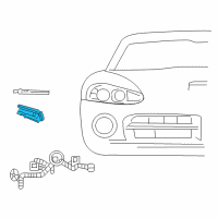 OEM Dodge Hid Bulb Powerpack Headlamp Diagram - 4865944AB