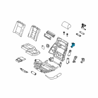 OEM BMW Gear Unit, Backrest Adjustment Right Diagram - 52-20-7-070-508