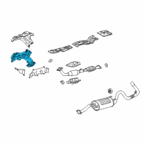 OEM Toyota Tacoma Exhaust Manifold Diagram - 17141-75150