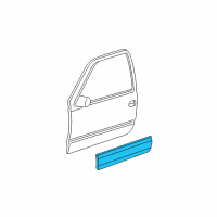 OEM 2003 Cadillac Escalade Cladding Diagram - 88935291