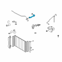 OEM 2009 Pontiac Vibe Rear Hose Diagram - 88975751