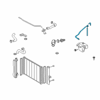 OEM 2010 Pontiac Vibe Cap, Coolant Recovery Reservoir Diagram - 88975781