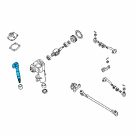 OEM 1993 Nissan Pathfinder Shaft-Sector, Steering Diagram - 48103-92G10