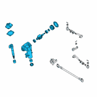 OEM Nissan Frontier Gear Assy-Steering Diagram - 48010-93G10