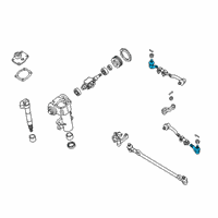 OEM 1998 Nissan Frontier Socket Kit-Tie Rod, Outer Diagram - D8520-VK91A