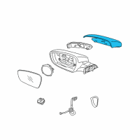 OEM 2018 Kia Forte SCALP-Outside Rear View Mi Diagram - 87626A7010