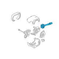 OEM 2007 Chevrolet Corvette Wiper Switch Diagram - 1999480