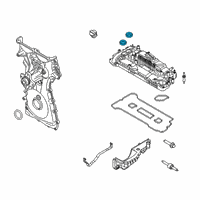 OEM 2022 Ford Explorer Valve Cover Seal Diagram - K2GZ-6C535-A