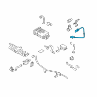 OEM 2016 Hyundai Genesis Coupe Sensor Assembly-Oxygen, Front(RH) Diagram - 39210-3C540