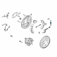 OEM 2019 Hyundai Elantra Spring-Adjuster, RH Diagram - 58345-28000
