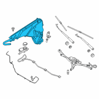 OEM 2022 BMW X7 WINDSHIELD CLEANING CONTAINE Diagram - 61-66-7-483-867