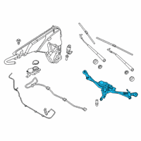 OEM 2020 BMW X6 WIPER SYSTEM, COMPLETE Diagram - 61-61-9-880-517