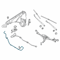 OEM 2019 BMW X7 HOSE PIPE CLEANING NIGHT VIS Diagram - 61-66-7-434-866