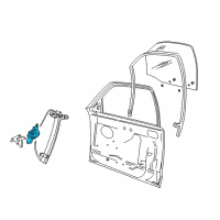 OEM Mercury Grand Marquis Motor Diagram - 1W7Z-5423395-BA