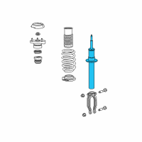 OEM 2020 Dodge Challenger SUSPENSION Diagram - 68531424AA