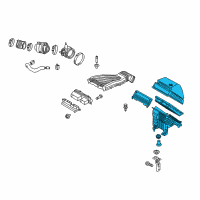 OEM 2019 Kia Sportage Air Cleaner Assembly Diagram - 28110D3500