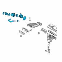 OEM 2018 Hyundai Tucson Hose Assembly-Air Intake Diagram - 28130-D3500