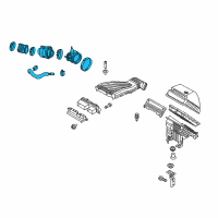 OEM 2017 Hyundai Tucson Hose Assembly-Air Intake Diagram - 28130-D3500