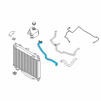 OEM 2019 Ford EcoSport Lower Hose Diagram - GN1Z-8286-AA