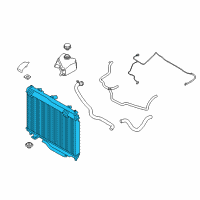 OEM 2020 Ford EcoSport Radiator Diagram - GN1Z-8005-D