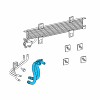 OEM 2013 Dodge Dart Hose-Transmission Oil Cooler Diagram - 68164980AD