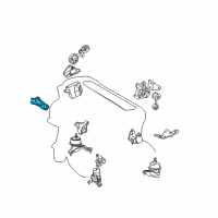 OEM 2008 Toyota Camry Torque Rod Stay Diagram - 12327-0H010
