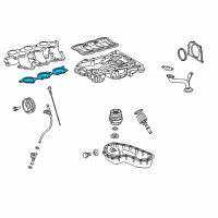 OEM 2010 Lexus RX350 Gasket, Intake Manifold Diagram - 17177-0P021