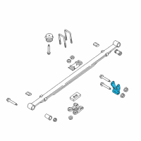 OEM Ford Shackle Diagram - FL3Z-5776-A