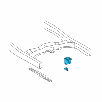 OEM 1995 Toyota Tacoma Spare Carrier Diagram - 51900-04080